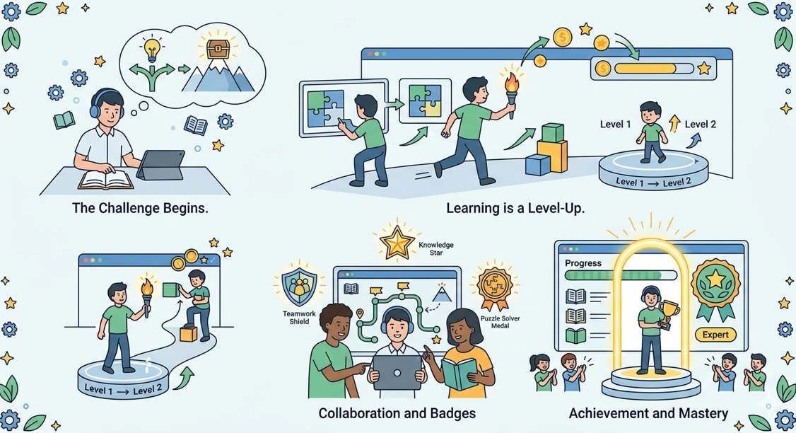 Gamifikasi dalam Pembelajaran: Membuat Belajar Seru Layaknya Bermain Game